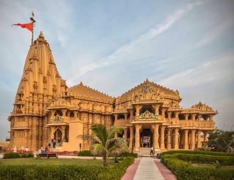 Somnath temple taxi service from Dwarka Junagadh